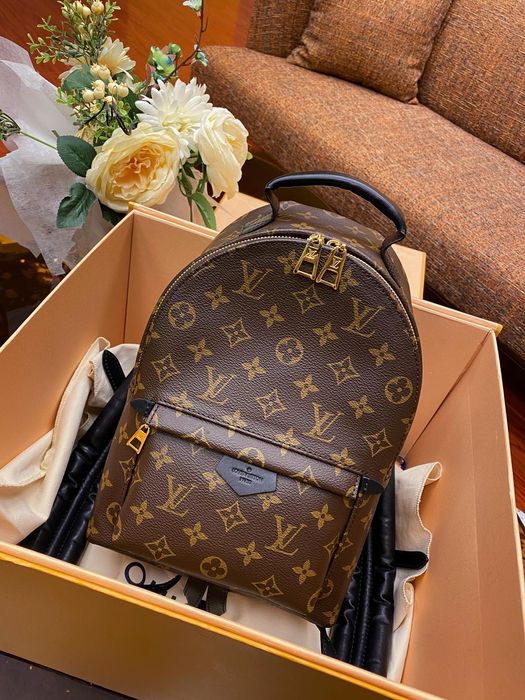 Rucsac ghiozdan Louis Vuitton Palm Springs, 21x29cm, tip Premium