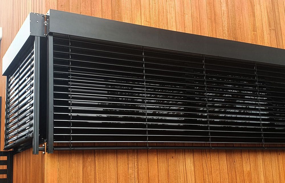 Jaluzele Venețiene de exterior. C50, C80, C90 Aluminiu.