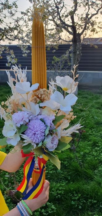 Lumanari botez/nunta si aranjamente florale