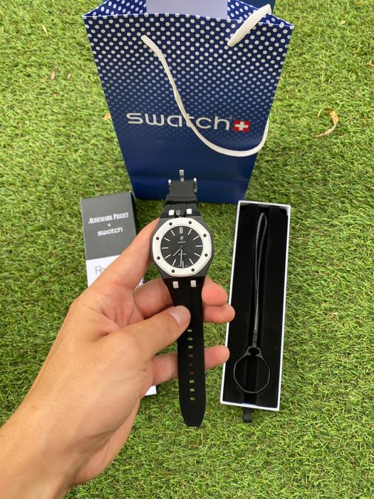 Ceas Ap x swatch ocho negro full box