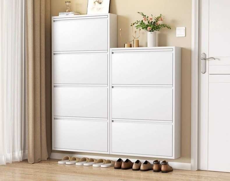 Настенная обувница/минималистичная/тонкие линии/мягкие углы