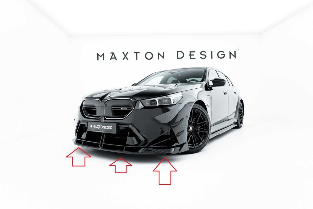 Prelungire splitter bara fata Bmw M5 G90 Sedan Touring 2024- v2 - Maxton Design