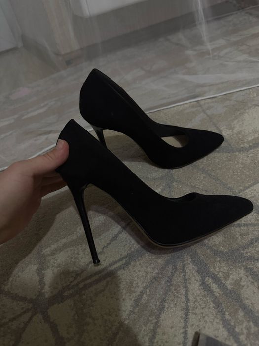 Каблук,туфли черный