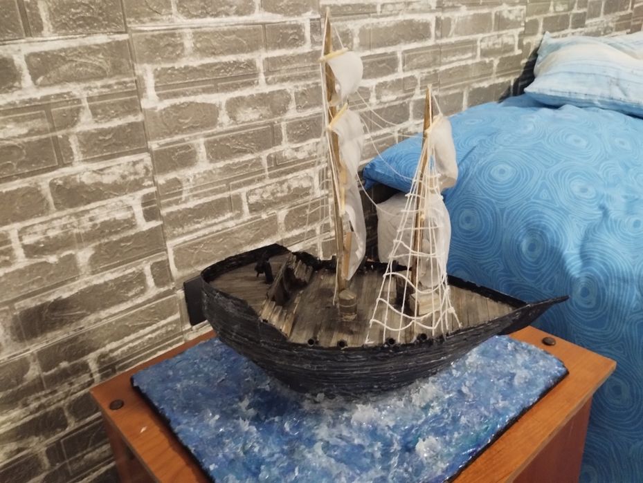 Machetă de corabie handmade