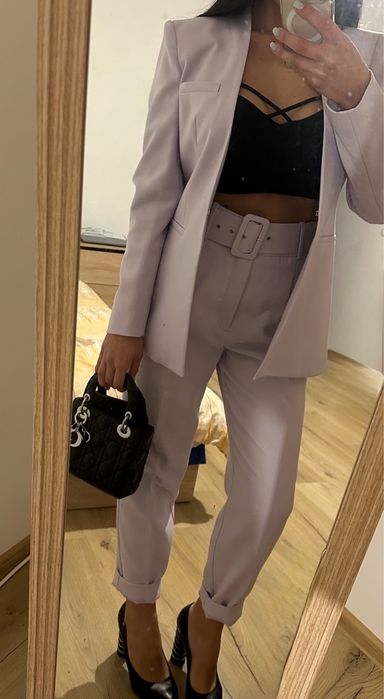 Костюм ZARA в бледолилаво