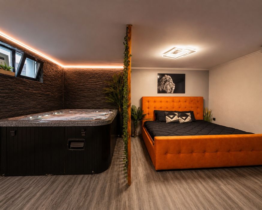 Cazare Studio Spațios de Lux cu Jacuzzi Profesional Ultra Central