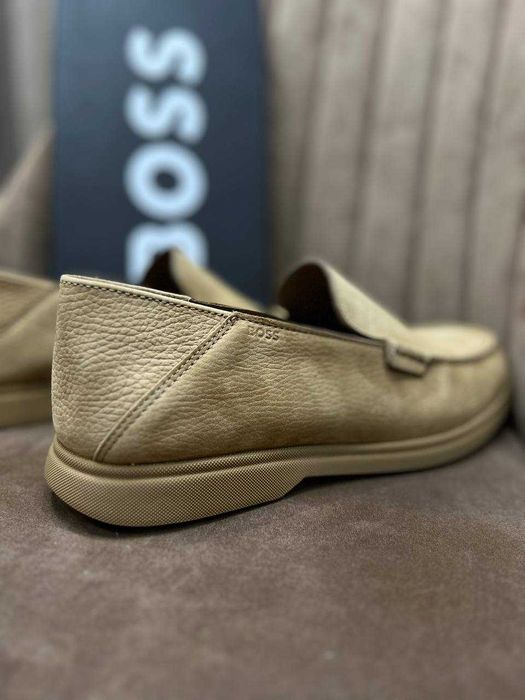 BOSS мужские лоферы из нубука Португалия РАЗМЕР 44