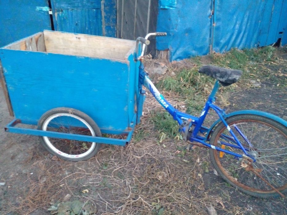 Трехколесный велосипед рикша