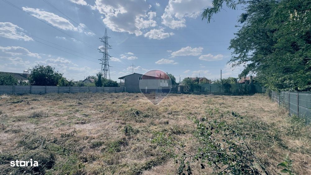 Teren 1200mp, intravilan, Strada Dobrogea Craiova, imprejmuit