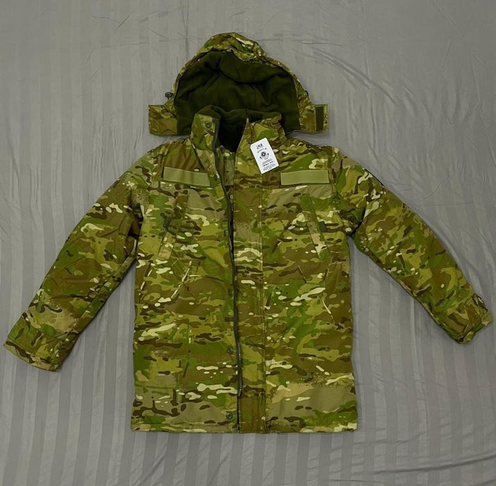 Бушлат военный, мультикам. Полевая утепленная куртка,, комуфлированная