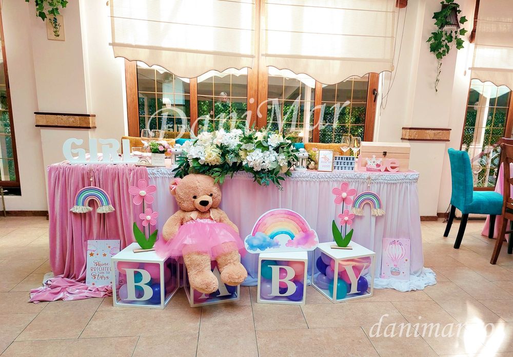 Decor botez fetite | decor botez baietei | panou foto botez | DaniMar