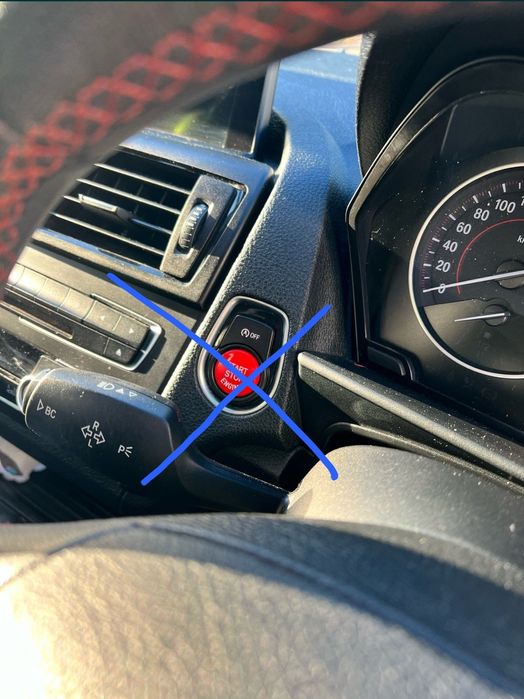 Капаче старт стоп бутон BMW F20 F30 F10 F34 F15 – без OFF, ново
