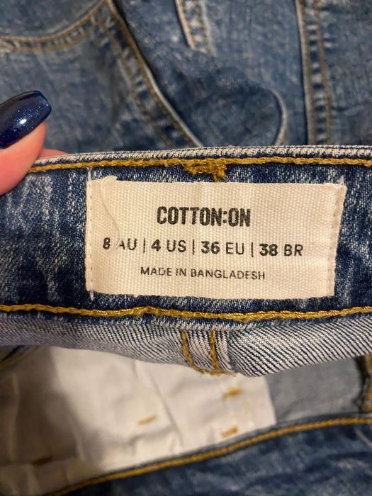 Марка Cotton On, дънкови шорти, дамски размер 36 EU