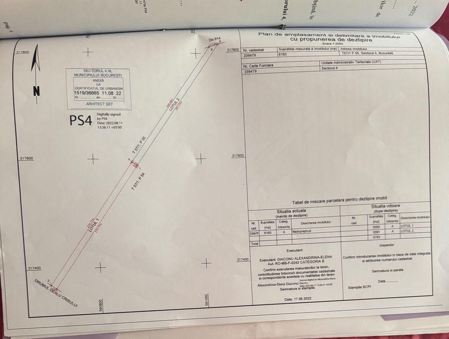 Teren intravilan IMGB