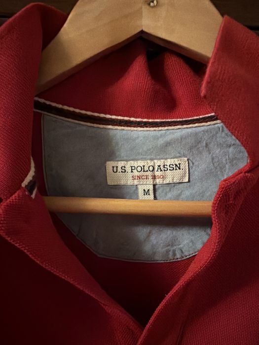 Tricou U.S. Polo Assn., mărimea M, roșu