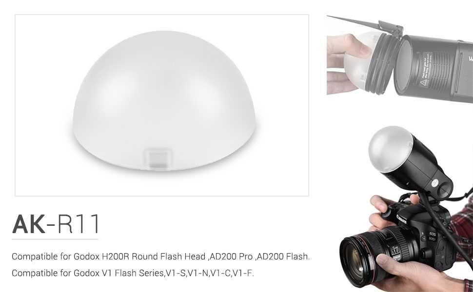 Рассеиватель Godox AK-R11 | AD100Pro | Ad200Pro | V1 и т.д