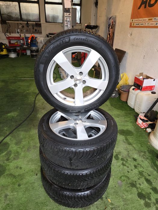 Jante 17, 4x100, Renault Captur, Anvelope Iarna 205 55 17