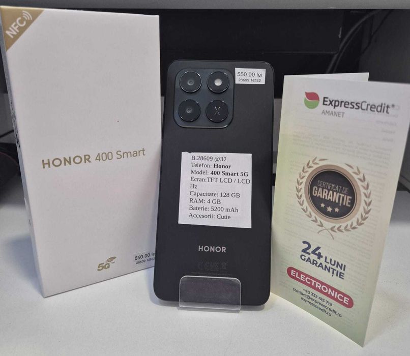 Telefon Honor 400 Smart (AG32 B.28609) Garantie 2 Ani!