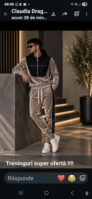 Trening made by society s m l xl xxl