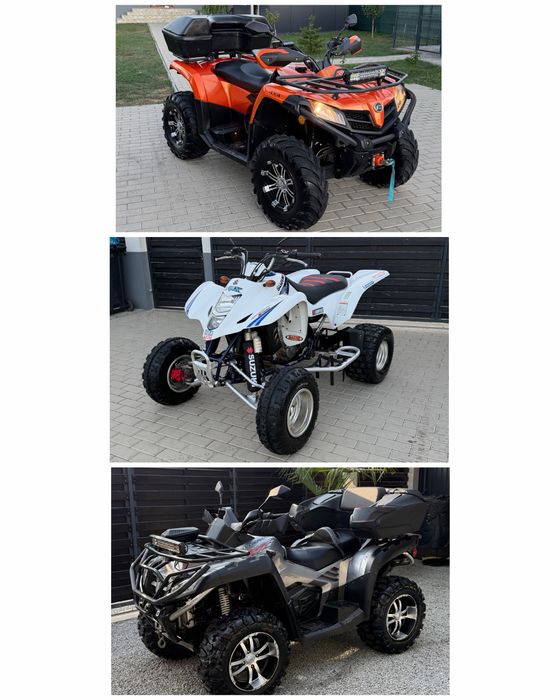 CF Moto 800 65 de cai 4x4 - CF Moto 450 - suzuki ltz 400