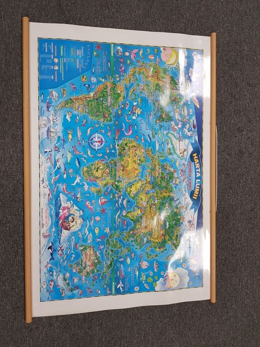 Harta didactica  Tara mea si neamul meu