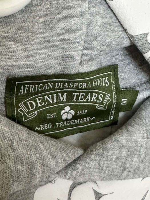 Denum tears track suit