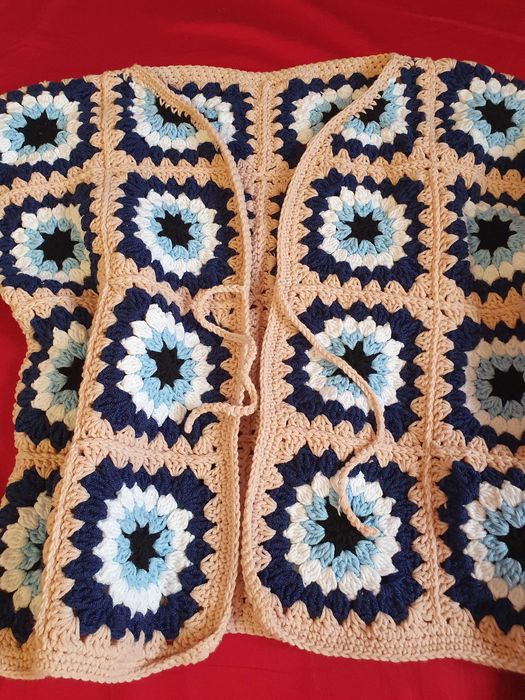 Cardigan crosetat