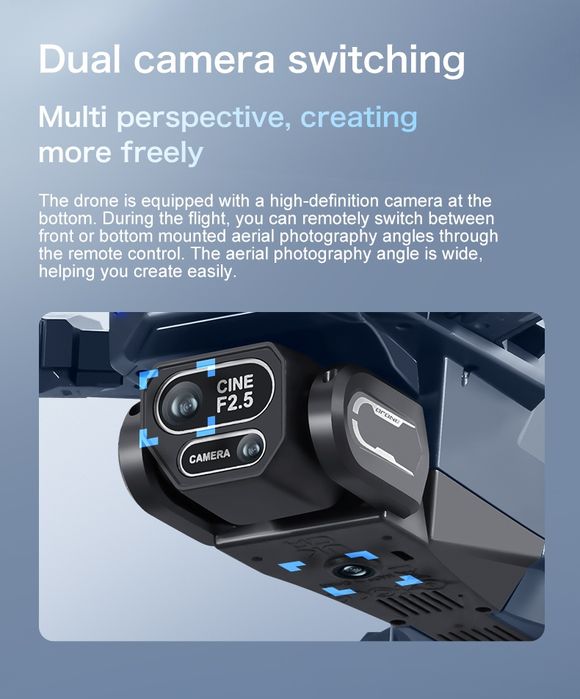 НОВ Дрон 4K Професионална 8K Камера