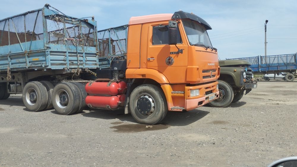 Камаз Евро 3, 2 та ТМЗ хлопковоз прицеп.