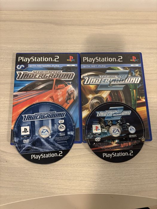 NFS Undergrouns PS2 / NFS Underground 2 PS2