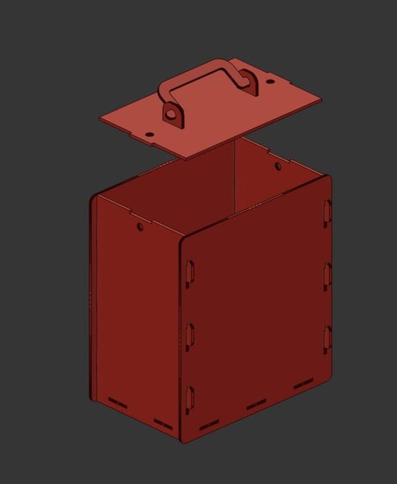 Yangi yil uchun padarka quti