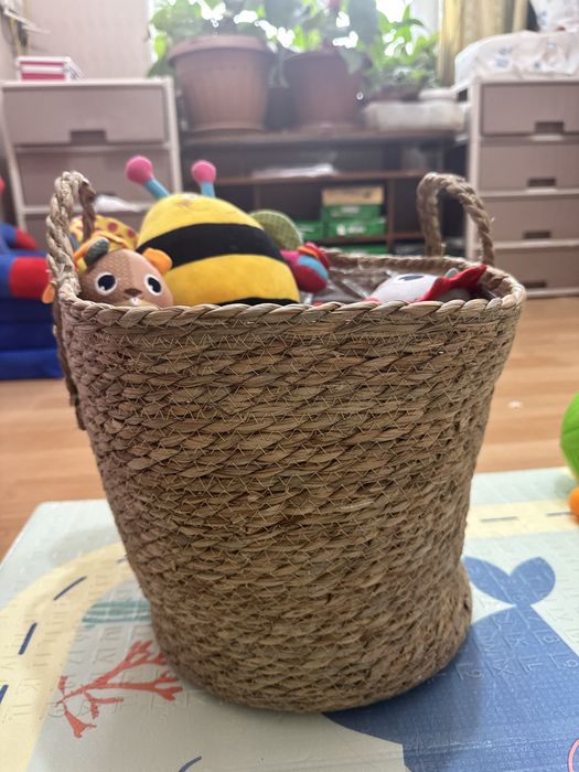 Корзина развивающие игрушки