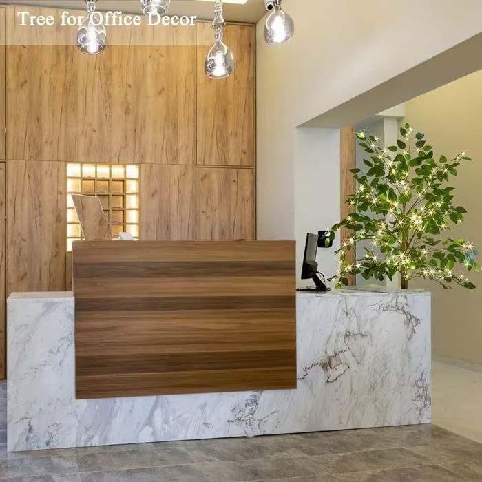 USB LED дърво изкуствено на батерии