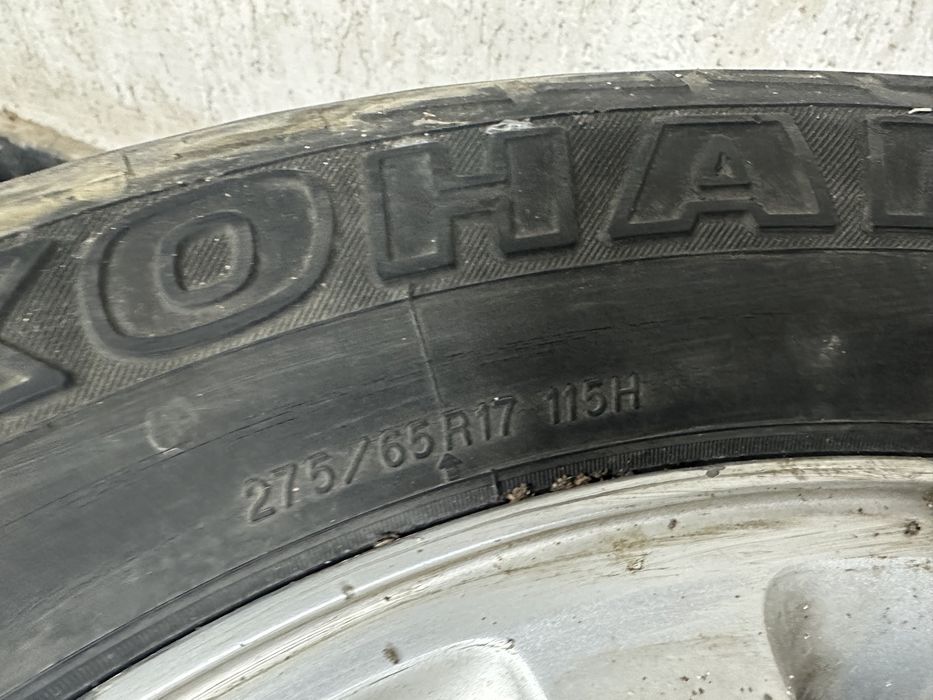 Резина на крузак 100 с дисками