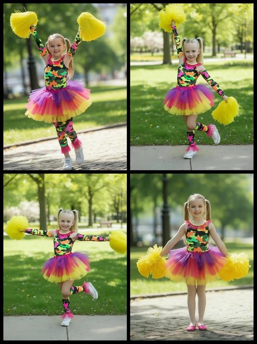Costum fustita tutu  dans, ,costum majorete copii made în România