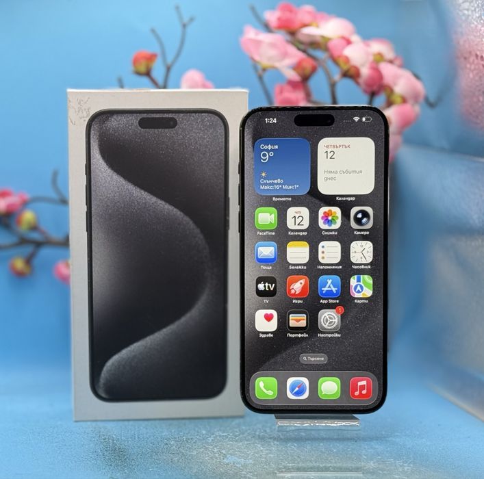 Apple iPhone 15 Pro Max, 512GB, 5G, Black Titanium