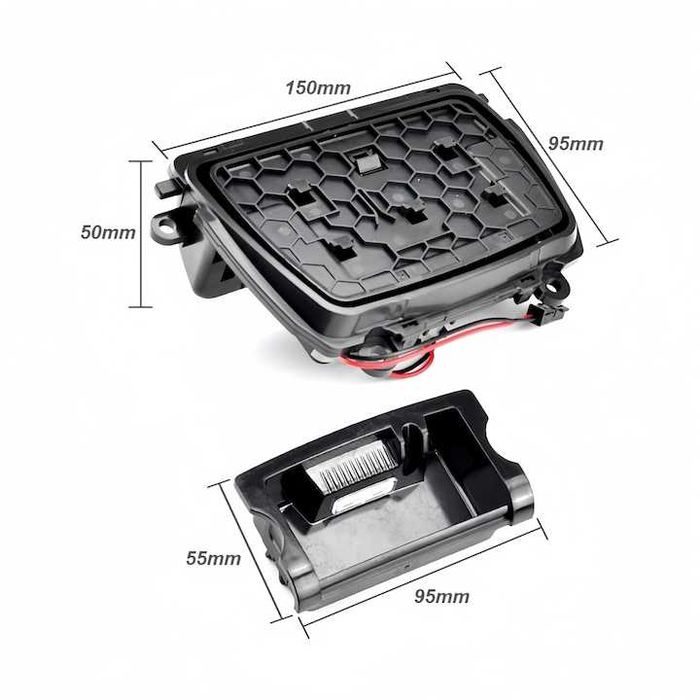 Пепелник за BMW Серия 5 F10 F11 - 2 части пепелник ф10 ф11
