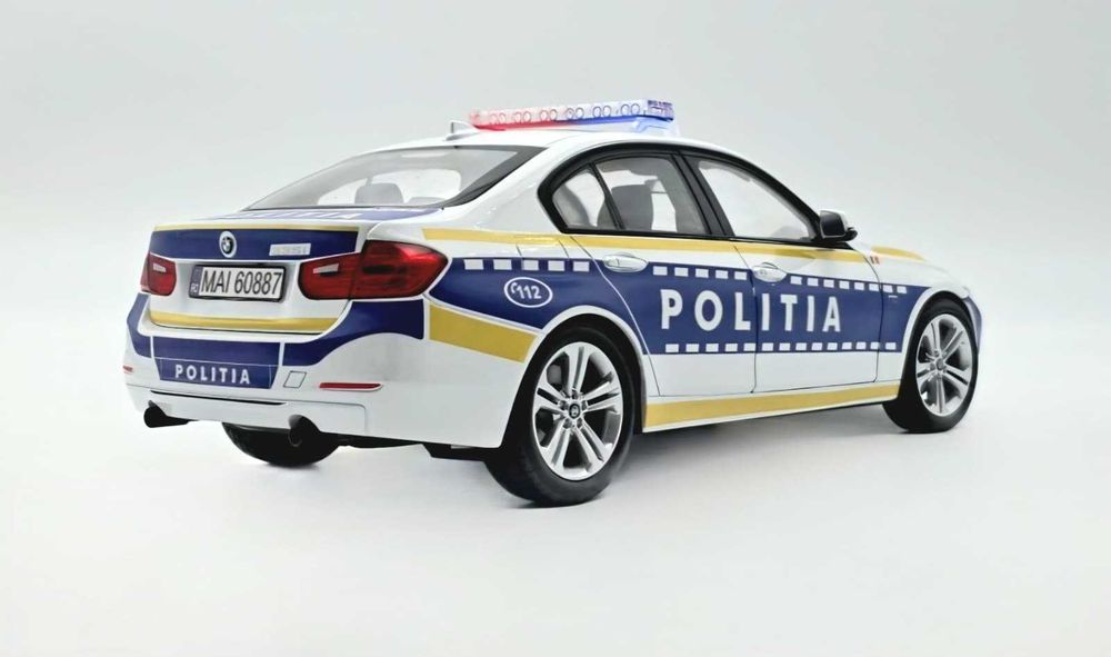 Macheta BMW 3 Series Poliția Română 1:18 Welly