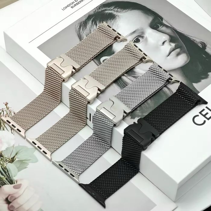 Метална каишка Titanium Milanese за Apple Watch ULTRA/SE/10/9/8/7/6/5