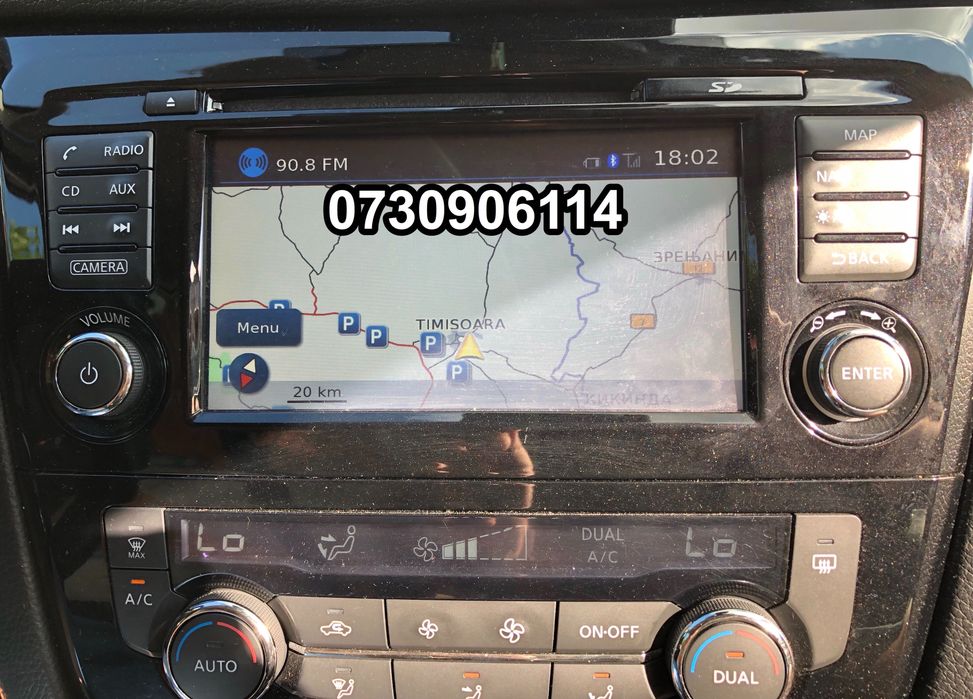 SD CARD navigatie Nissan Connect LCN 1/2/3   Note Qashqai 2023