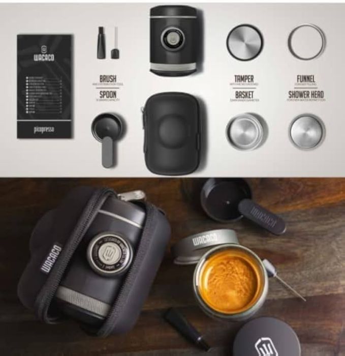 Ручная эспрессо кофеварка, Кофе-Пресс Picopesso  (60 мл)