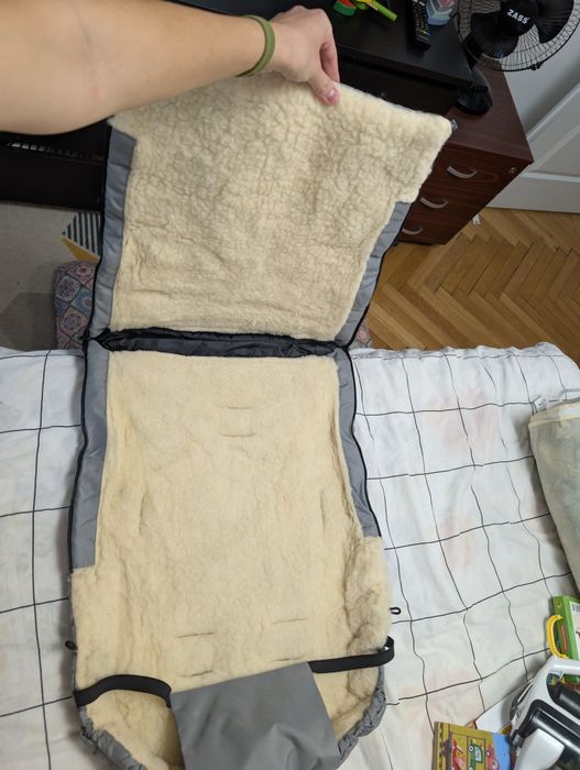Sac lana cărucior Zaffiro