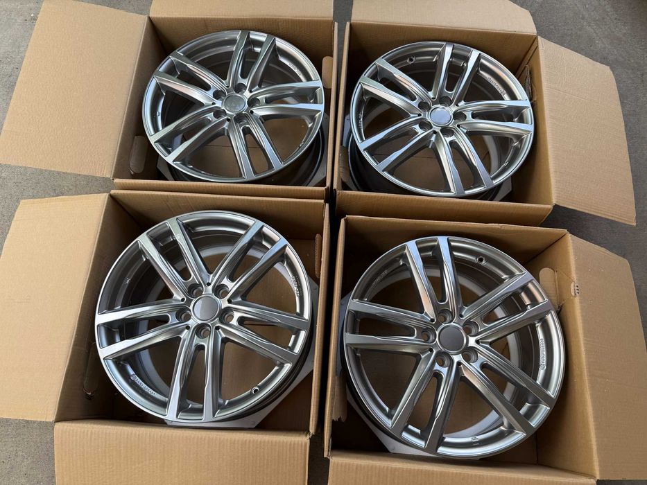 4 бр. чисто нови алуминиеви джанти Rial 19'' 5x112 , централен отвор 66.5 , ET57, 8J
