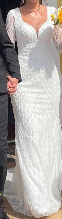 Rochie mireasa sirena model 2025