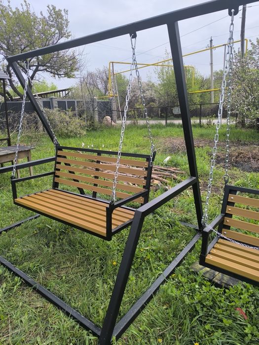 Двойная  качеля (взрослая и детская)