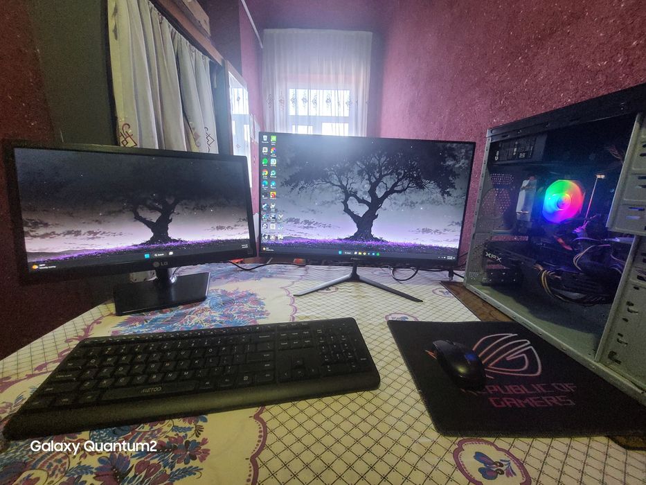 Igravoy Komplekt: XFX RX 580 8GB OC+ | 2 ta Monitor (24' 100Hz + 19')