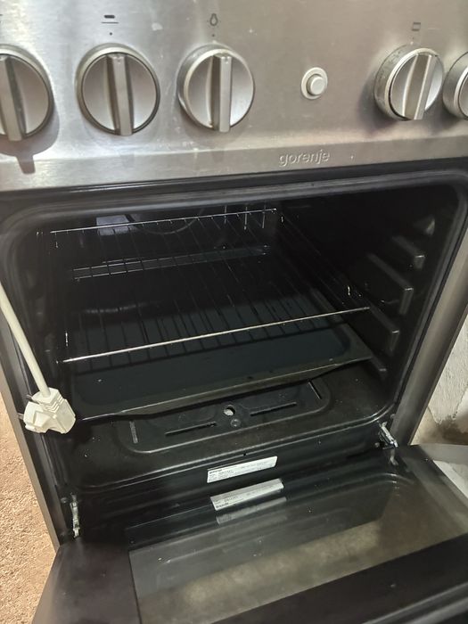 Aragaz electric inox gorenje