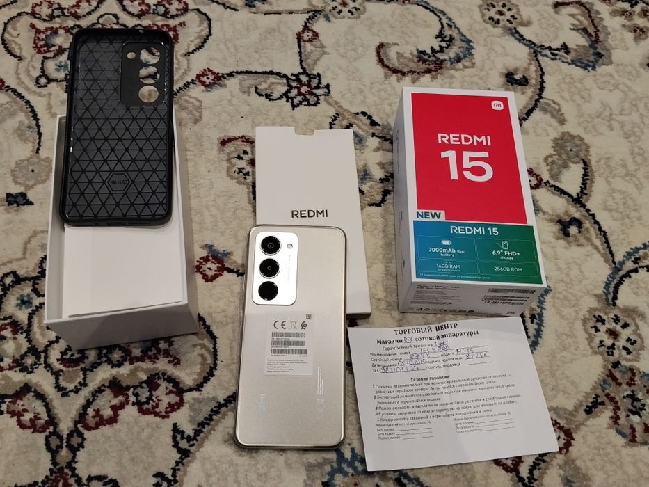 Redmi 15 8/256 gig im otgan usta kormagan