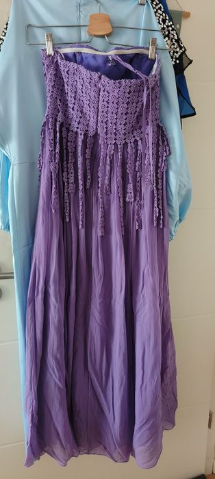 Rochie NISSA de ocazie din matase 100% 34 lila