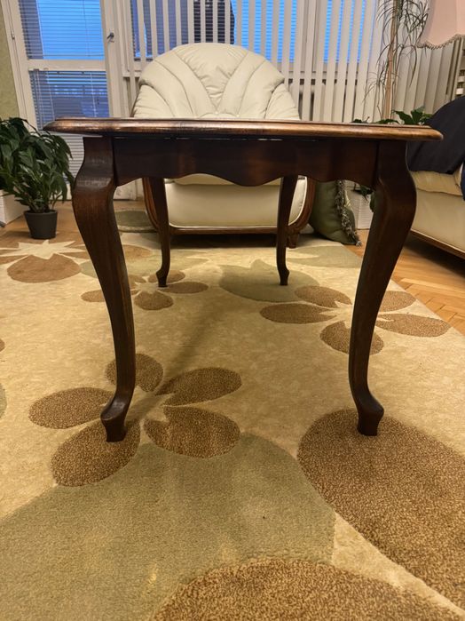 Мраморна маса с естествено дърво